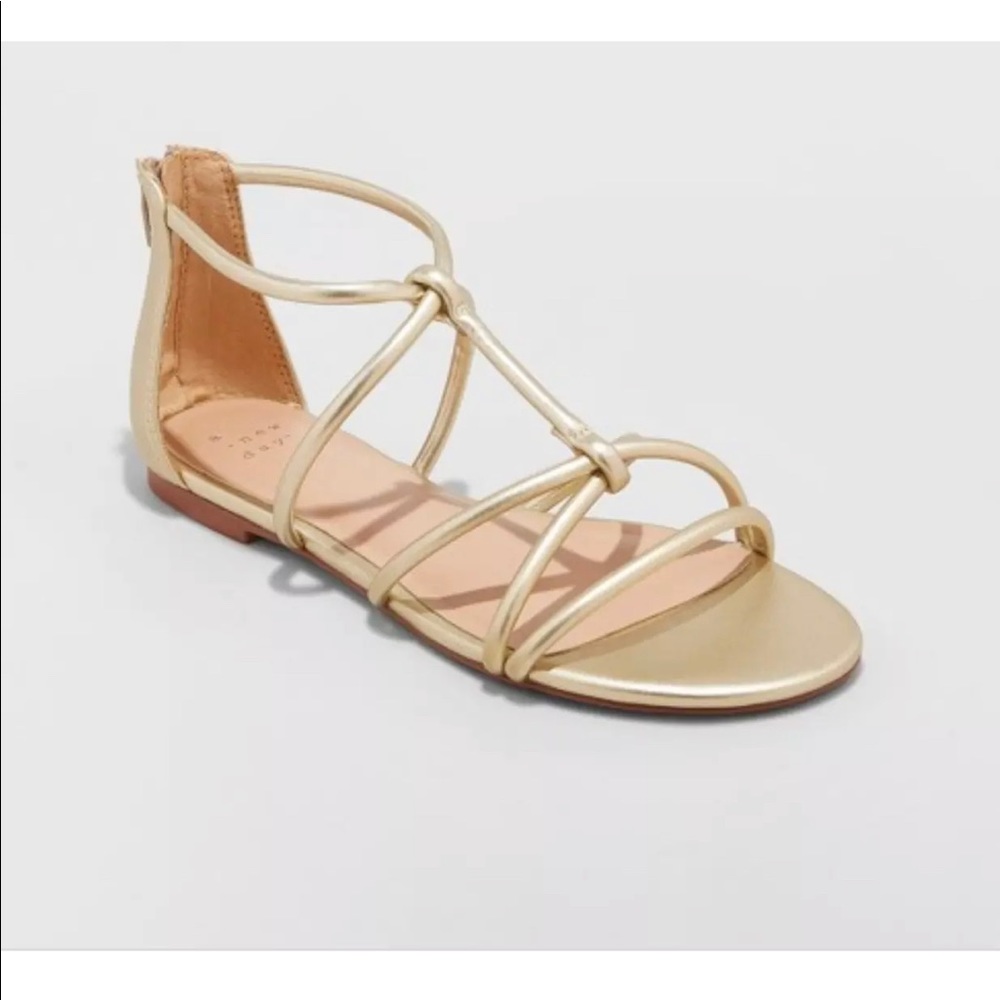 NEW Gold Gladiator Sandal
